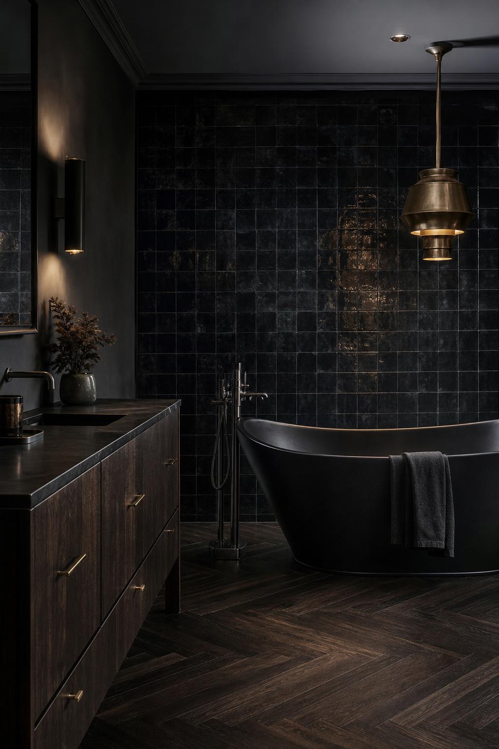 Bathroom finishing detail