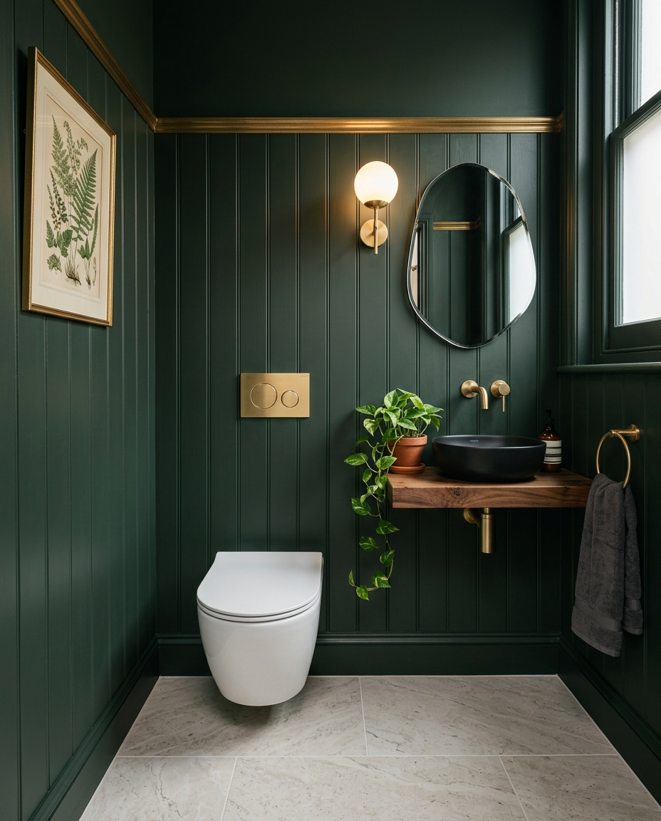 Standard British bathroom installation, Downstairs cloakroom, Hornchurch
